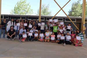 Niños y jóvenes disfrutaron de entretenidos talleres deportivos y artísticos en escuelas municipales de Quilpué
