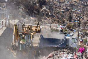 Un 78% de avance registran las labores de remoción de escombros en Quilpué