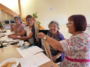Mujeres de El Rungue y La Quebrada fueron capacitadas para digitalizar la información de sus cultivos