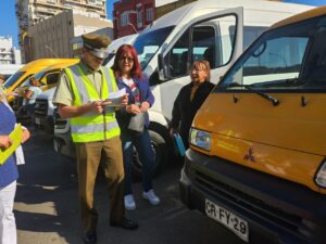 MASIVA FISCALIZACIÓN A BUSES DEL TRANSPORTE ESCOLAR EN VALPARAÍSO