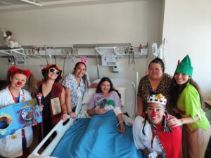 La magia del Clown llena de alegría a los niños y niñas hospitalizados en el Gustavo Fricke