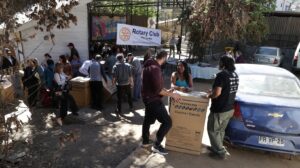 ­­­­­­­­Afectados por incendio reciben 50 cocinas equipadas por parte del Rotary Club