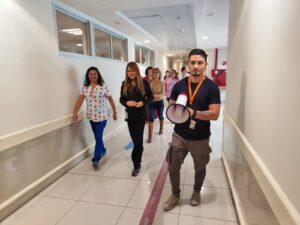 Hospital Dr. Gustavo Fricke SSVQP realiza el primero de 17 simulacros locales para prepararse ante emergencias