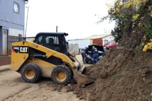 Municipio porteño trabaja en catastro de afectación de viviendas y damnificados por paso de sistema frontal