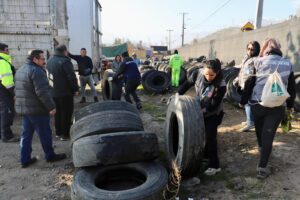 Seremi de Salud ajusta medidas preventivas contra el zancudo Aedes aegypti e inspecciona el retiro de neumáticos en desuso de la vía pública