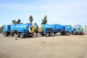 MUNICIPIO DE VIÑA DEL MAR TIENE  NUEVO EQUIPAMIENTO: 4 MODERNOS CAMIONES LIMPIAFOSAS PARA LA CIUDAD