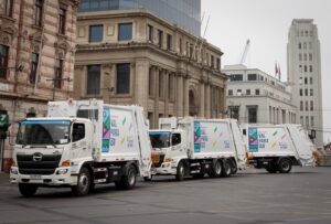 Se refuerza el aseo municipal: 14 nuevos camiones recolectores entran en acción en Valparaíso