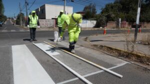 Villa Alemana se alista para recibir marzo con demarcación vial en 80 puntos críticos de la comuna