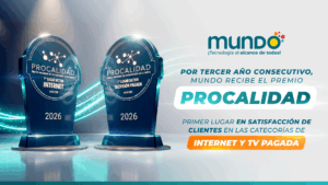 Por tercer año consecutivo: Mundo Telecomunicaciones obtiene el premio Procalidad en Internet Hogar y Televisión Pagada